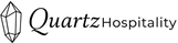 Quartz Hospitality logo with a stylized crystal on a white background