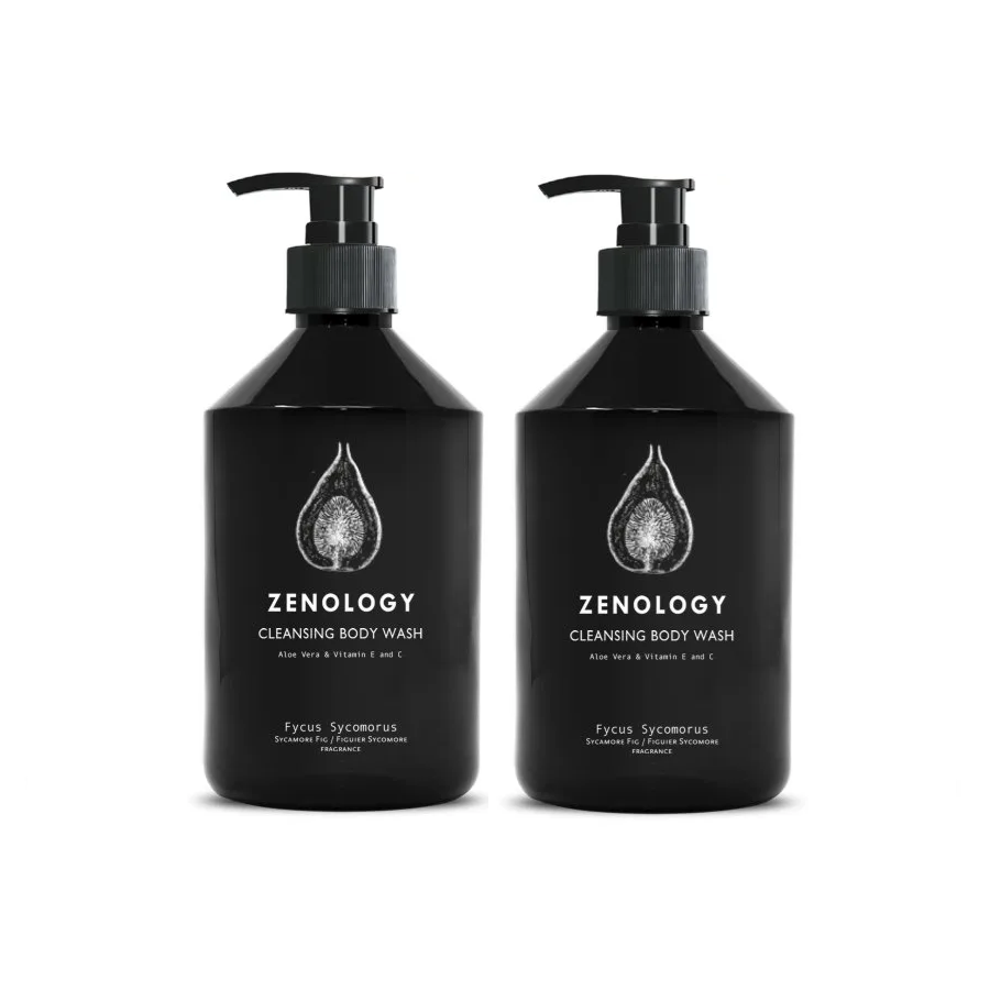 2 PACK Zenology Fycus Sycomorus Cleansing Body Wash 16.9oz