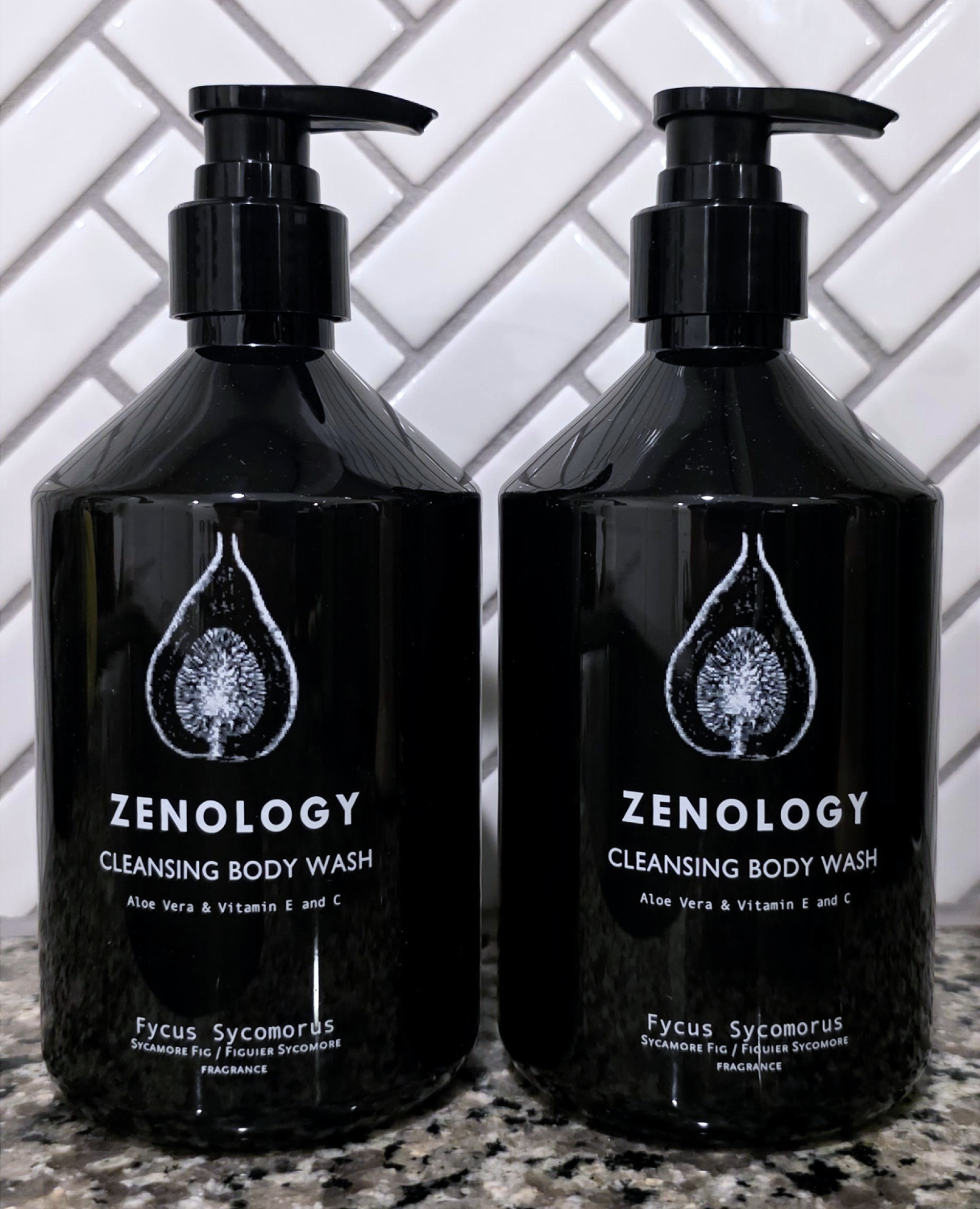 2 PACK Zenology Fycus Sycomorus Cleansing Body Wash 16.9oz