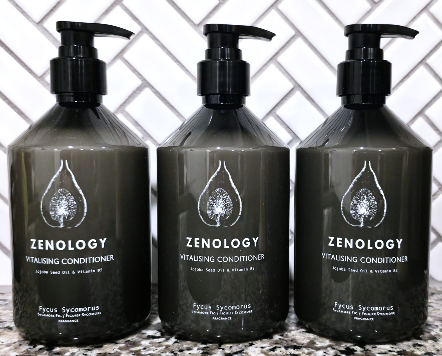 3 PACK Zenology Fycus Sycomorus Vitalising Conditioner 16.9oz