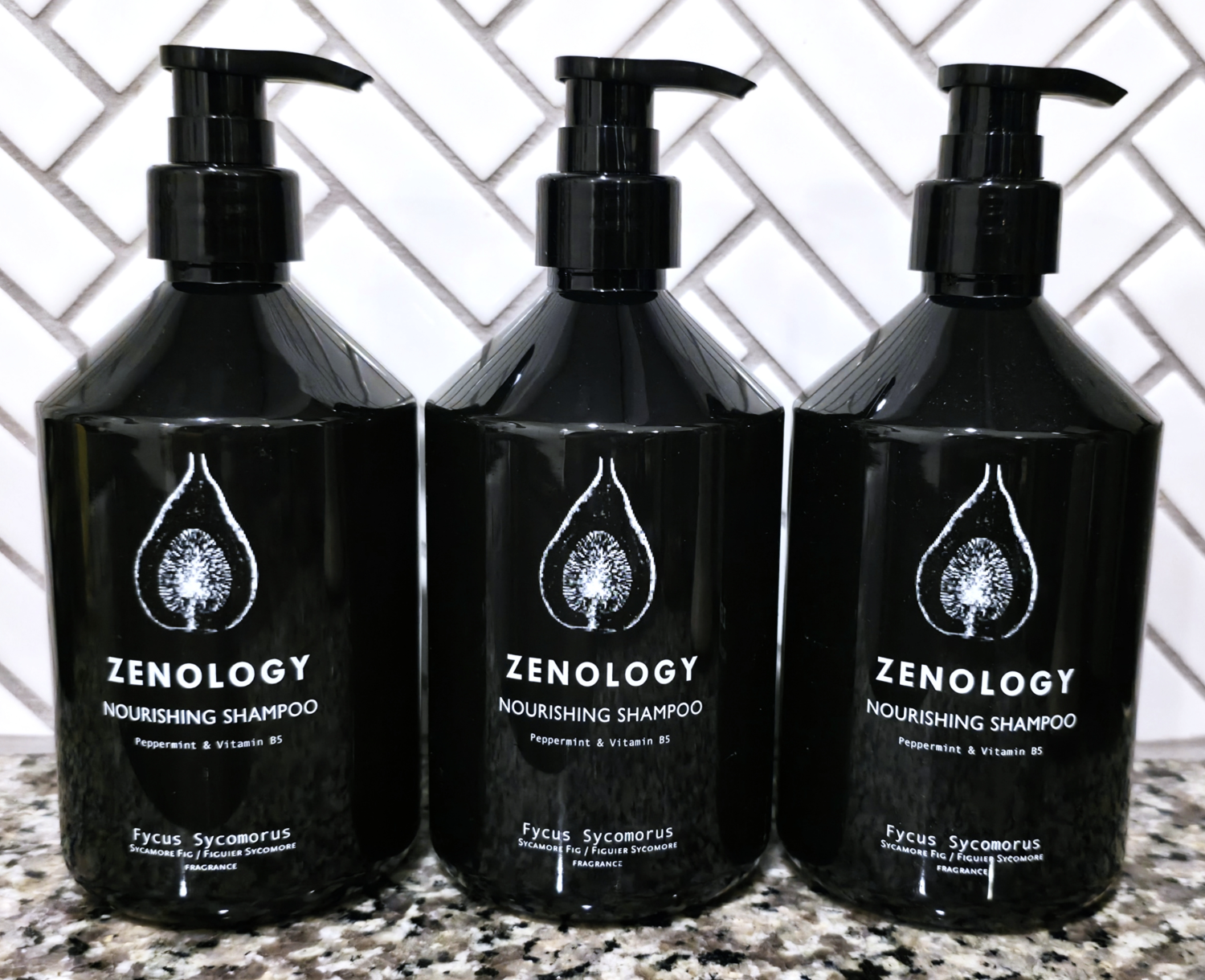3 PACK Zenology Fycus Sycomorus Nourishing Shampoo 16.9oz